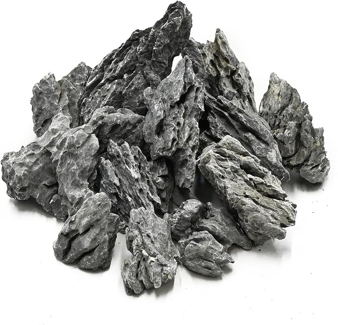 Natural Rocks Seiryu Stone 1-2.5 Inches Decorative Stones by KINGRUI