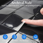 Premium 9 Pocket Card Binder for 540 Cards, Fabmaker PU Cover Trading Card - Image 5