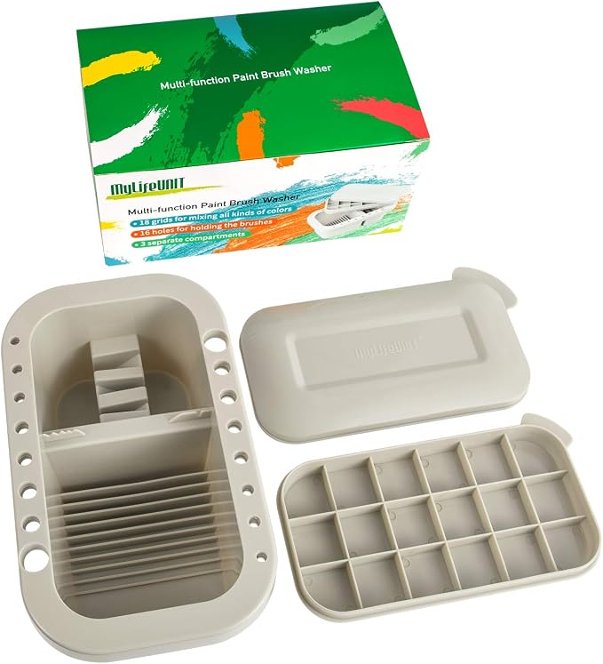 MyLifeUNIT Paint Brush Cleaner, Paint Brush Holder and Organizers - Image 9
