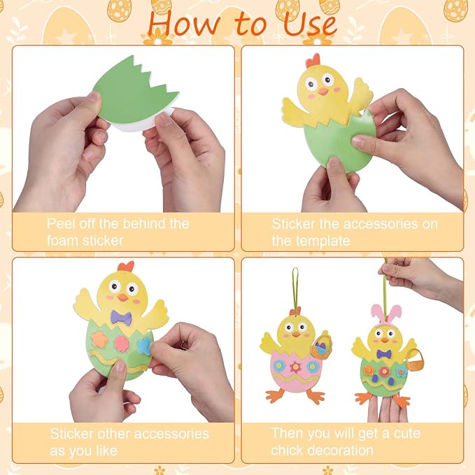 Fennoral 12 Pack Easter Craft for Kids - Image 3