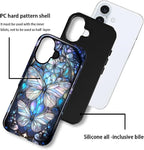 ZHEGAILIAN Case for iPhone 16, Stained Glass Butterfly Aesthetic Durable - Image 4