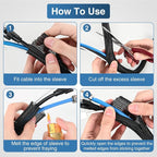 Nilight Cable Sleeve, 25ft-1/2inch Cord Management Sleeves, Braided Sleeving - Image 4
