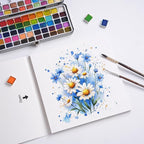Watercolor Paper Block 8x8 Inch, Fuumuui 100% Cotton Watercolor Paper Pad of 22 - Image 9