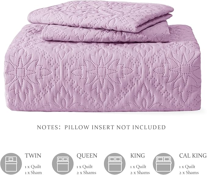 Exclusivo Mezcla Twin Quilt Bedding Set, Lightweight Soft Bedspreads Coverlets - Image 6