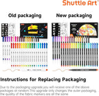 Shuttle Art 36 Colors Fabric Markers, Permanent Markers - Image 8