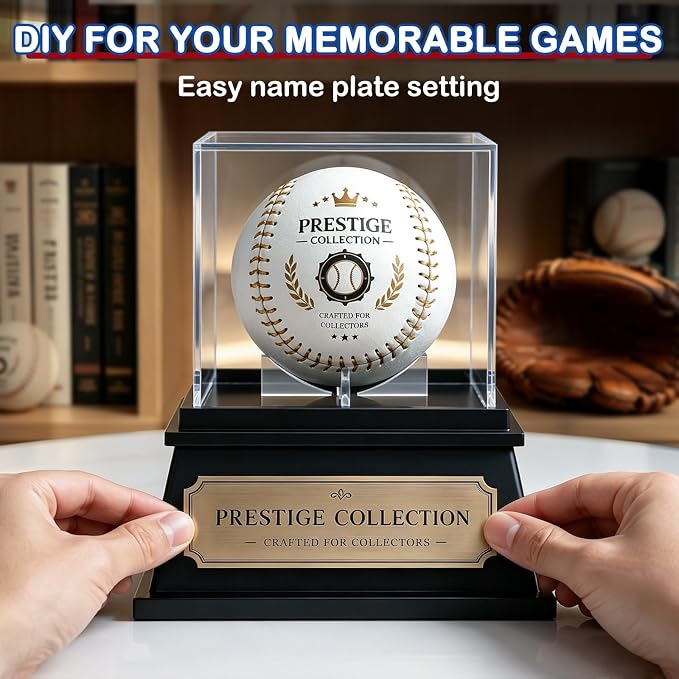 KKU Baseball Display Case 2 Pack, Baseball Holder - Image 4