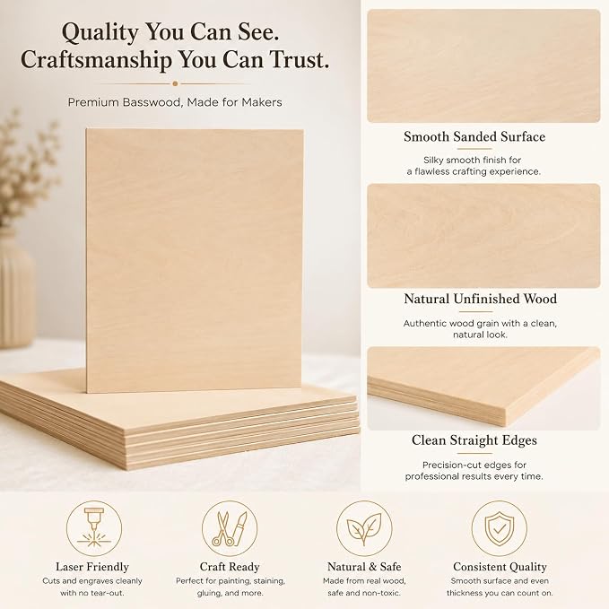 3mm Basswood Sheets 1/8 Inch - Image 7
