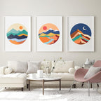 Louise Maelys 3 Pack Landscape Mountain DIY Embroidery Kit - Image 6