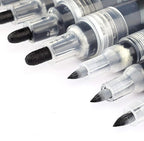ArtShip Design 10 Black Acrylic Paint Pens, Double Pack of Both Extra Fine and - Image 6
