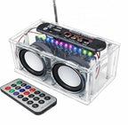 DIY Stereo Speaker Soldering Practice kit- BT, USB Player &FM Receiver- by MUXWELL