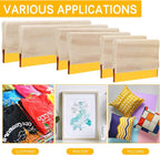 Barydat 6 Pcs Rubber Screen Printing Squeegee Wooden Ink Scraper 75 Durometer - Image 7