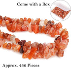 456 PCs Natural Chip Stone Beads, 5-8mm Irregular Multicolor Gemstones Loose - Image 4