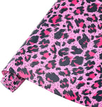 Tintnut Pink Leopard Heat Transfer Vinyl Roll, easy cut & weed, stretch washable by Tintnut