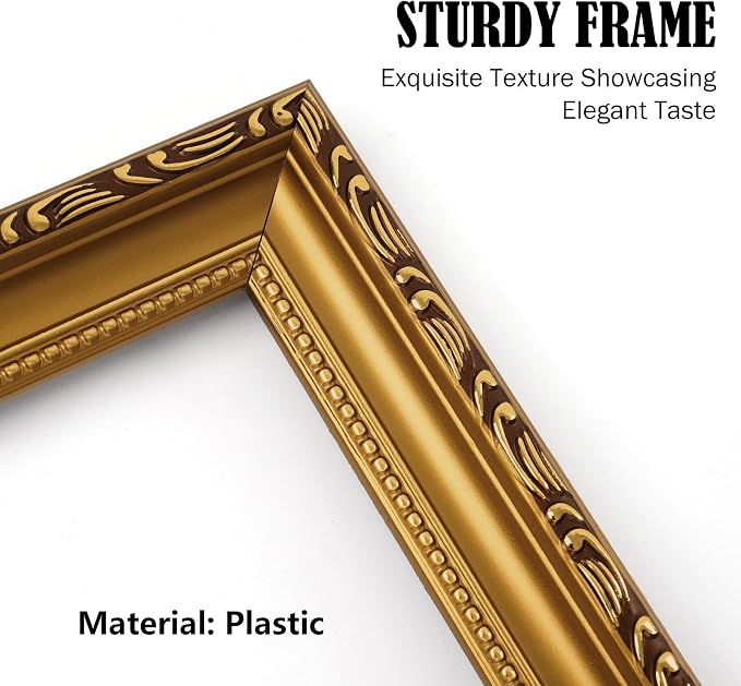 10×10 Picture Frame Gold - Image 4