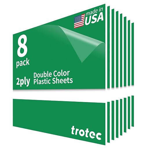 Trotec TroLase | 12"x12"x1/8", Guillotine | Made in USA by TrotecEngravingSupplies