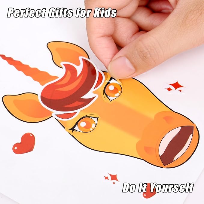 48 Sheets Create Unicorn of Dreams Stickers, Make Your Own Stickers - Image 4