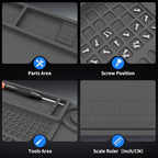 STREBITO Heat Resistant Silicone Soldering Mat up to 932°F, Silicone Work Mat - Image 7