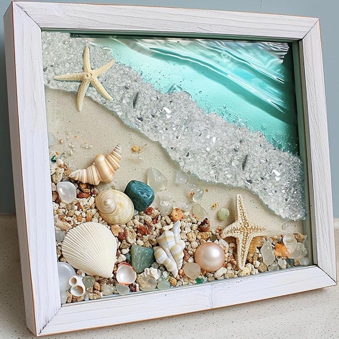 1.3 LB Crushed Glass Broken Mirror Glass Pieces Crush Stones - Image 5