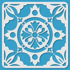 ORIGACH Mandala Basilica Tile Stencil - Image 2