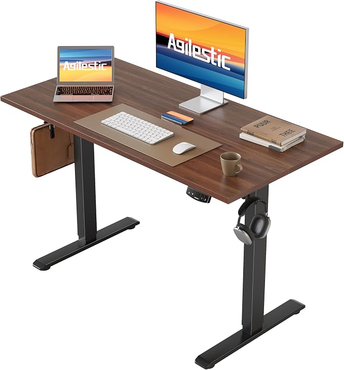 Agilestic Electric Standing Desk, 48 x 20 Inches Height Adjustable Desk by Agilestic