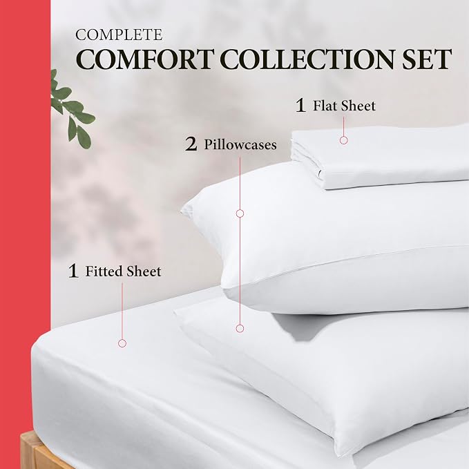 100% Egyptian Cotton King Size Sheet Set - Image 3