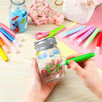Motipuns 48 Pcs 96 Pcs Suncatcher Paint Pens - Image 3