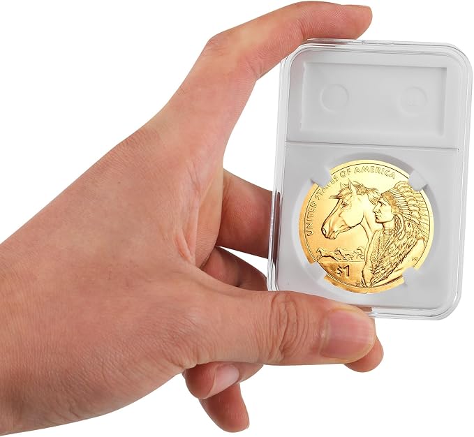 10-Pack Coin Slab Display Holder, Storage Case - Image 3