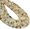 ICAI 4x6mm Natural Rondelle Beads – Loose Gemstone Spacers by CAI+YI+MING