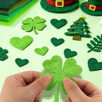 24 Pcs Green Felt Fabric Sheets, 8 Inch X 12 Inch 1mm Craft Felt, Felt Sheets - Image 5