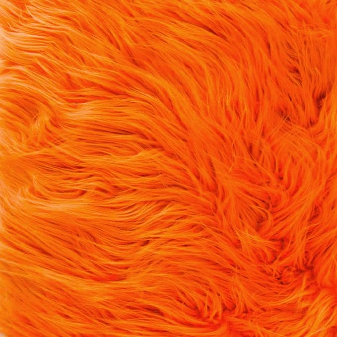Faux Fake Fur Long Pile Luxury Shaggy/Craft, Decorations / 60" Wide/Sold by The by FabricEmpire
