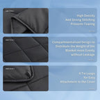 Topcee Weighted Blanket for Adults Twin Size Soft Cooling Heavy Blanket Sleeping - Image 5
