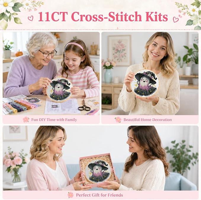 VIGEGU Ghost Stamped Cross Stitch Kits - Image 2