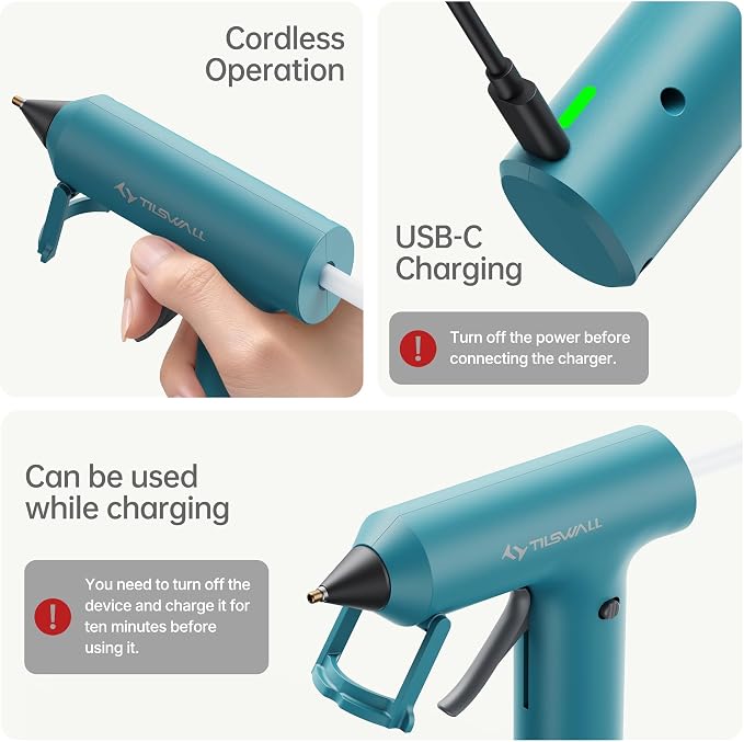 Tilswall Cordless Hot Glue Gun - Image 4