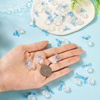 FASHEWELRY 30pcs Crystal Glass Flower Pendants - Image 4
