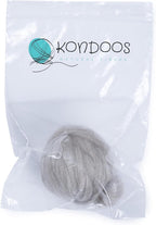 Kondoos Natural Wool roving, 2 OZ. Best Wool - Image 2