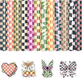 Tintnut Retro Checkerboard Heat Transfer Vinyl, 12 12"x10" Iron on Vinyl | by Tintnut