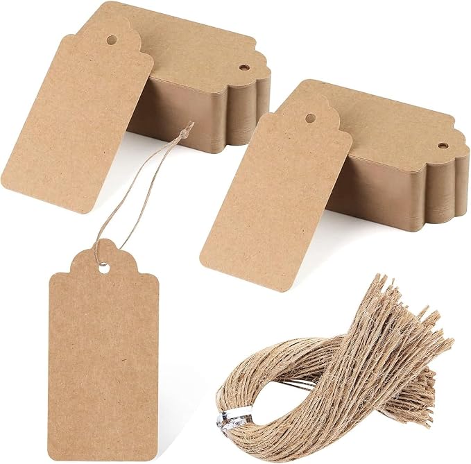 SallyFashion 100pcs Gift Tags by sallyfashion