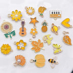 WOCRAFT 40pcs 20 pairs Assorted Enamel Bracelet Charms - Image 2