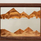 Solid Wood Oasis Mini Art Liquid Motion 360-Degree Rotation, Made of Black - Image 5
