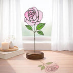 Stained Glass Flowers, Stained Glass Rose by Unknown
