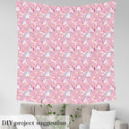 Rainbow Unicorn Fabric by The Yard, Cute White Horse Animal Soft Flannel - Image 4