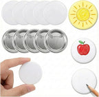 NIIIYTYB 10 Pcs Blank Pins Badge Blanks by Unknown