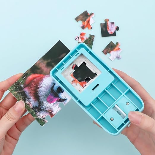 Puzzle Punch, 1 x 1 inch Mini Puzzle Maker, Portable Puzzles Pieces Puching - Image 6