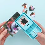 Puzzle Punch, 1 x 1 inch Mini Puzzle Maker, Portable Puzzles Pieces Puching - Image 6