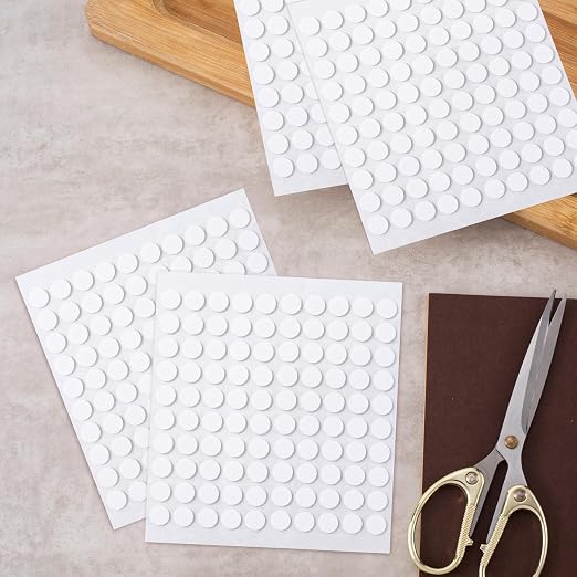 Joez Wonderful 4 Sheets Foam Adhesive Squares, 0.39in Precut Squares Strips - Image 6