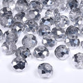 300pcs 8mm Crystal Glass Beads for Jewelry Making Faceted Rondelle Flat Beads by Nitopupu