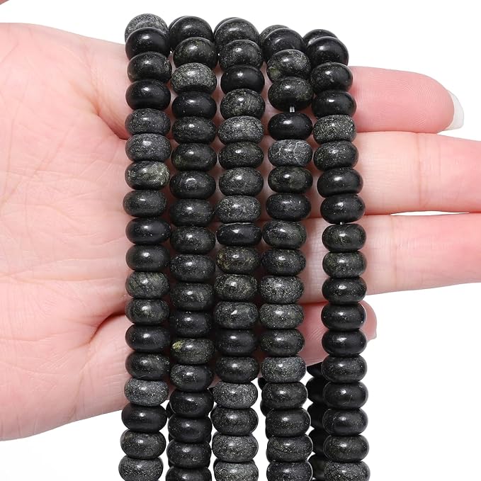 Songxi 5x8mm Natural Kambaba Jasper Stone Rondelle Beads, Gemstone by SongXi