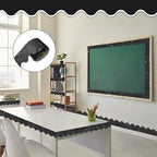 70Ft Shine Black Bulletin Board Borders，Scalloped Poster Boards Decorations Trim - Image 5