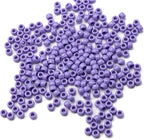 Gxueshan 1000 Pcs Acrylic Plastic White Pony Beads 6x9mm Bulk Kandi Beads - Image 2