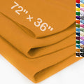 XSEINO Antique Gold Large Felt Fabric 72" X 36 ", 1.4 mm Thick Soft Felt Fabric by XSEINOiscreating%EF%BC%81